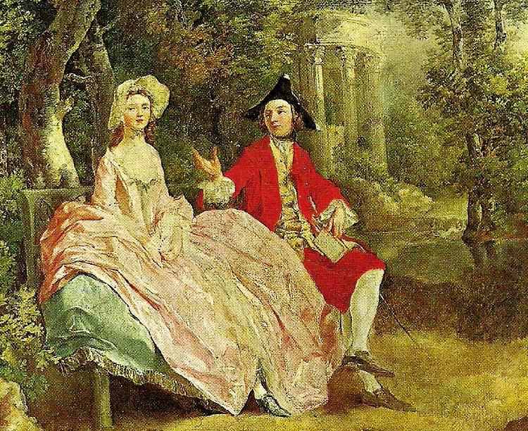 conversation in a park, c., Thomas Gainsborough